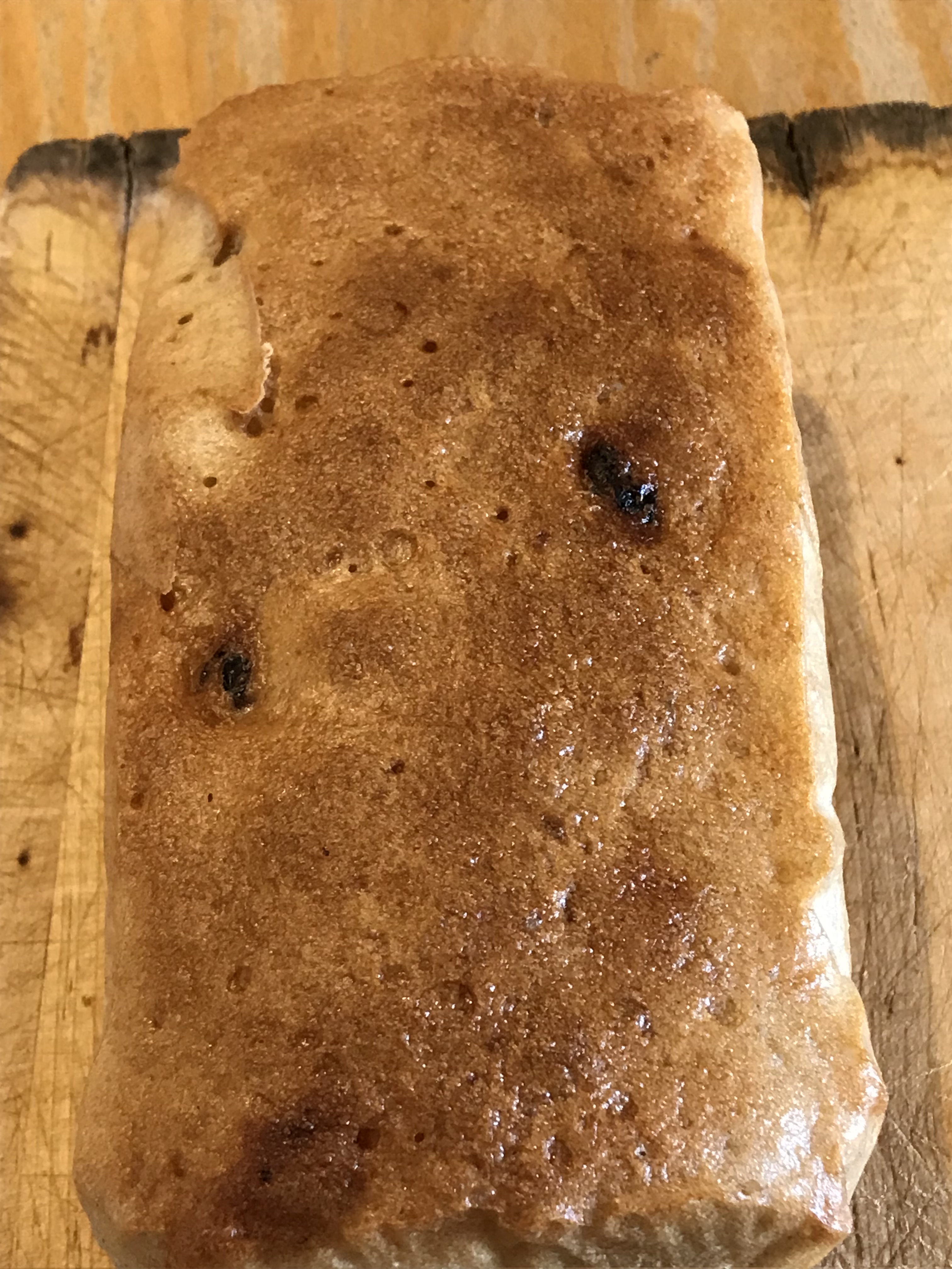 Gluten free raisin bread