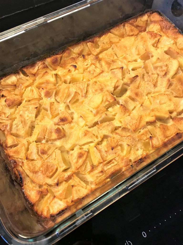 Gluten free apple "clafoutis"
