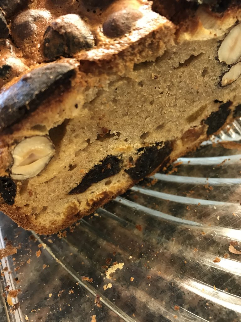 Gluten free fruit and nut cake