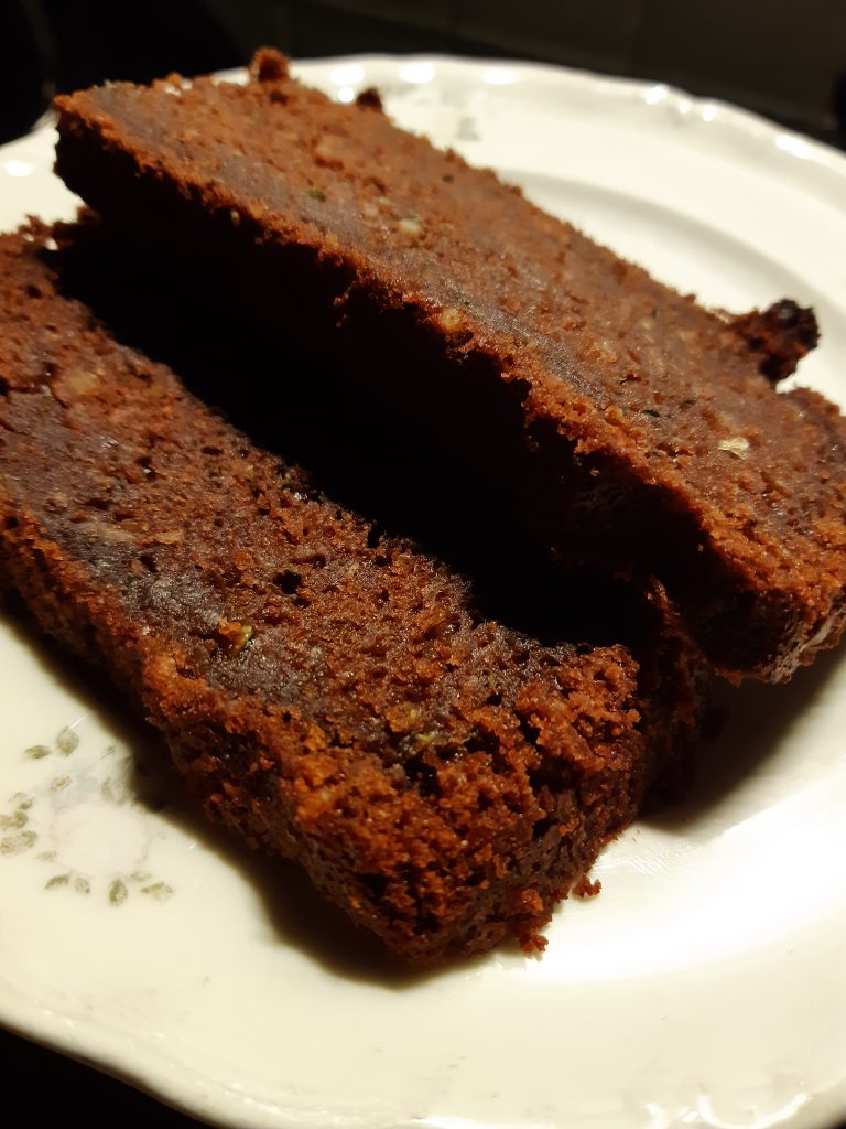 Easy gluten free chocolate & courgette cake